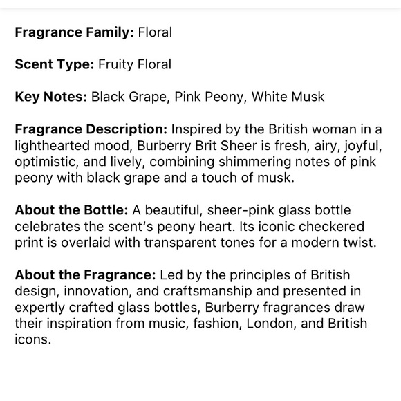 Burberry brit sheet from Sephora 50ml - still about 85% left - without lid - Picture 6 of 7